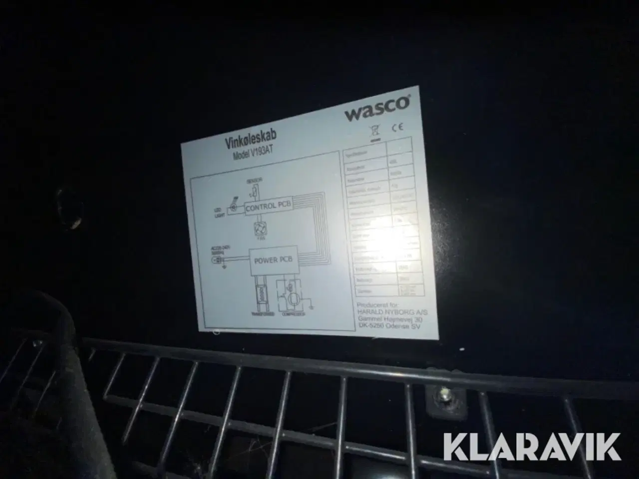 Billede 8 - Vinkøleskab Wasco V193AT