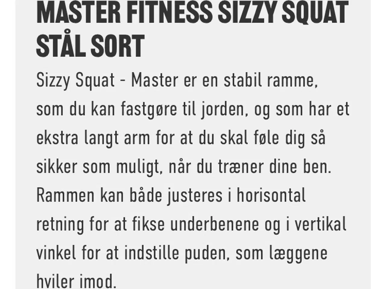 Billede 2 - Sizzy Squat træningsmaskine