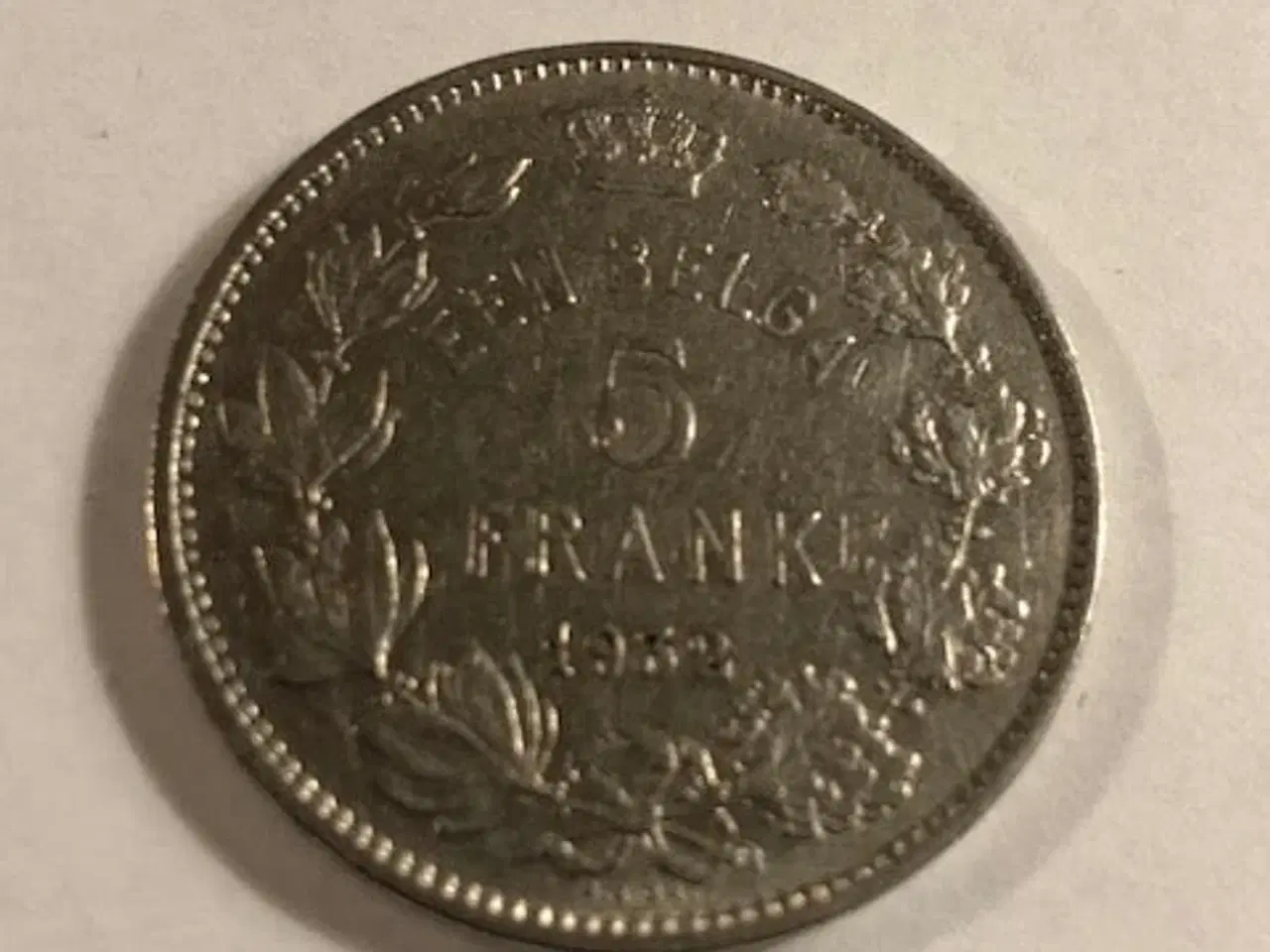 Billede 1 - 5 Francs 1932 Belgium