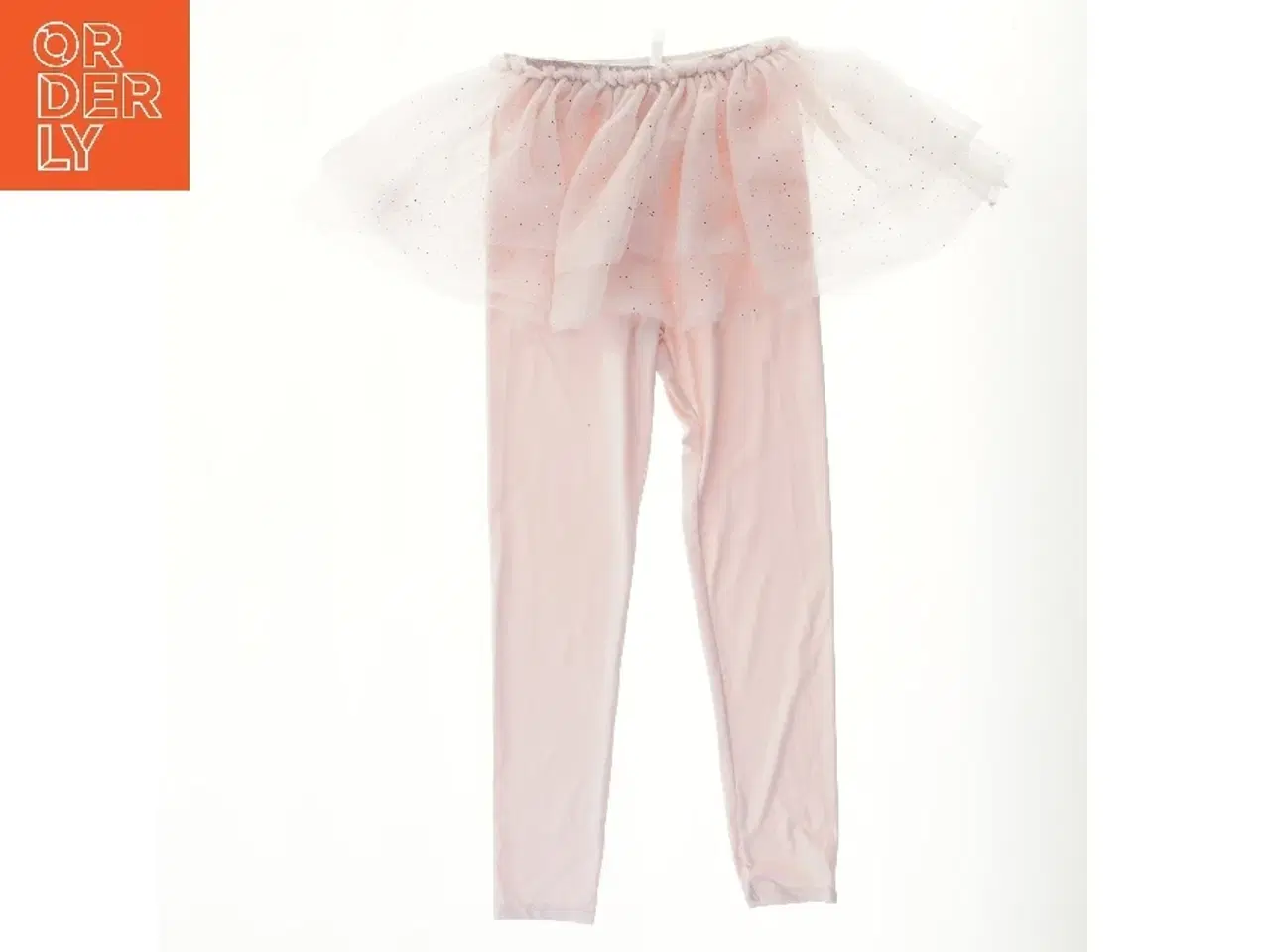 Billede 1 - Rosa leggings med tylskørt fra H&M (str. 134)