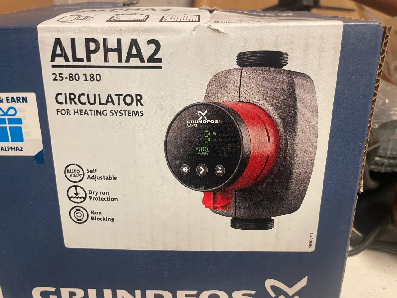 Billede 3 - Grundfos alpha 2 25-80 180