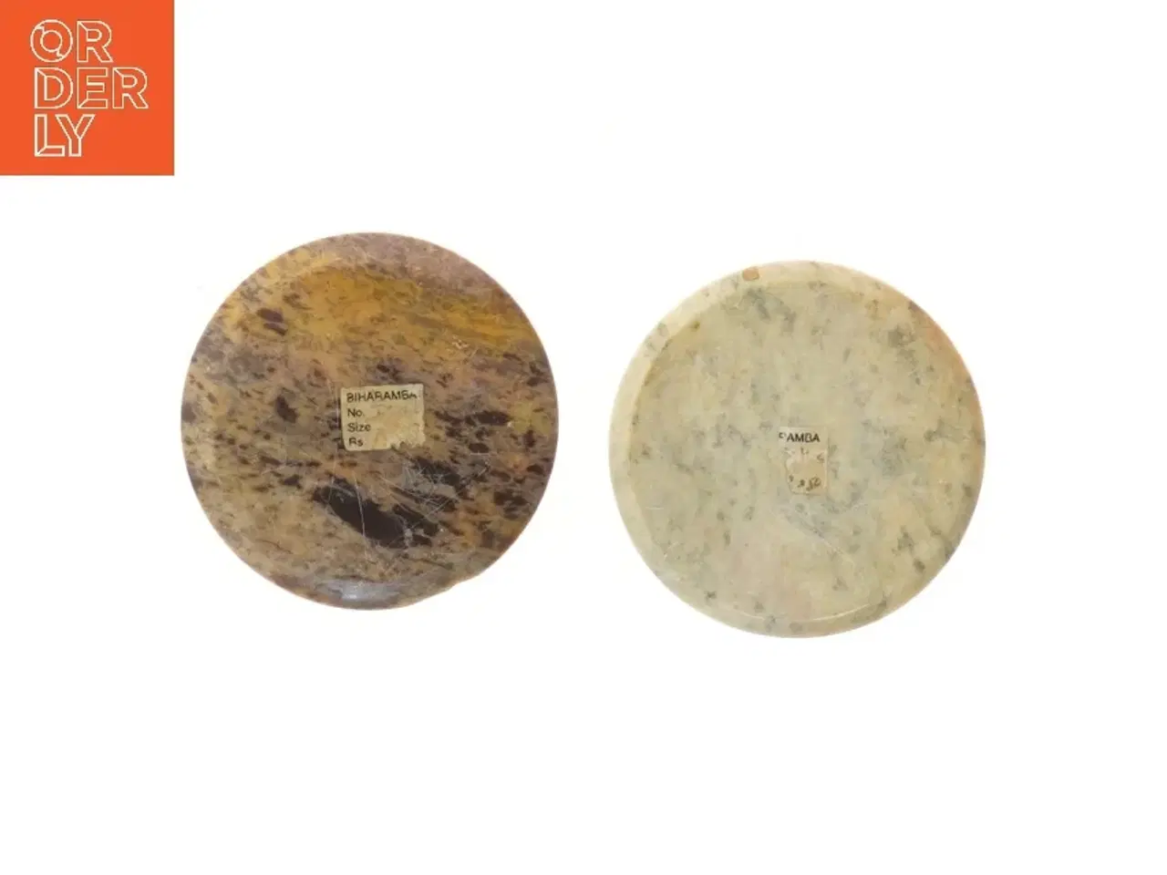 Billede 3 - Dekorative stenhåndlavede underlag (str. Ø 9 cm)