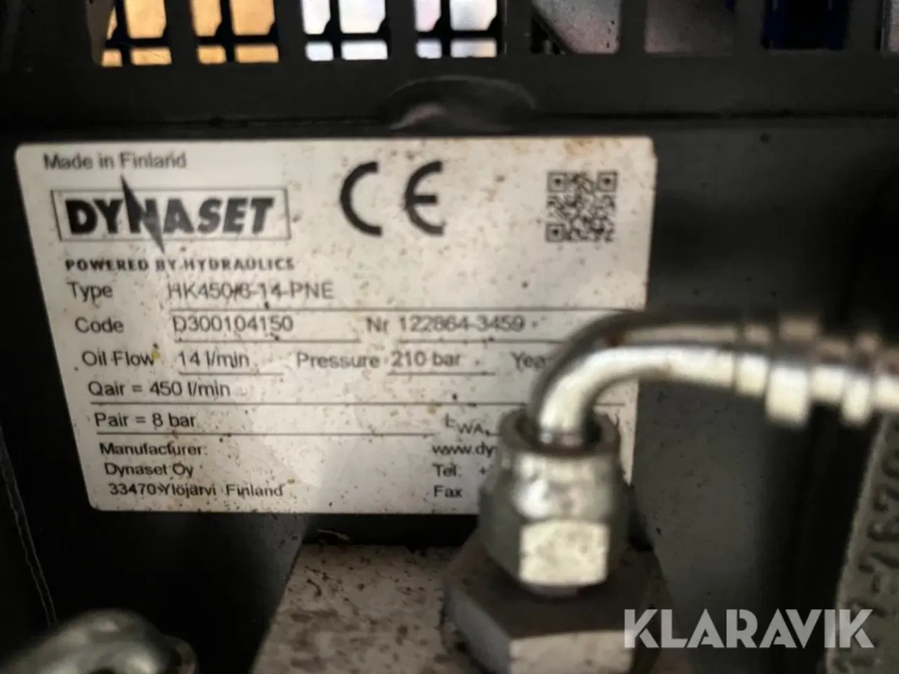 Billede 5 - Hydraulisk kompressor Dynaset HK 450 6-14-PNE