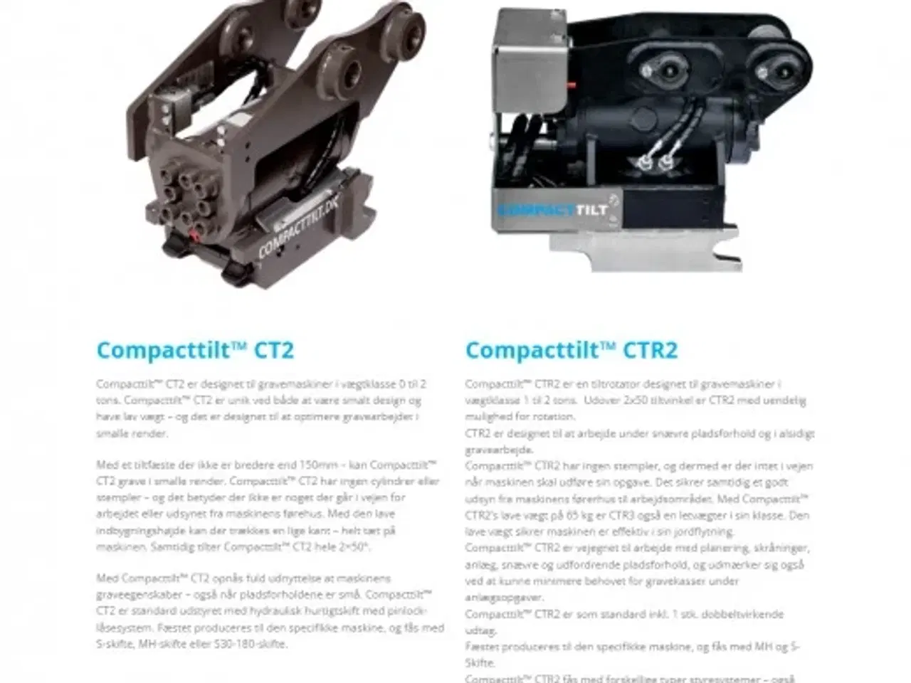 Billede 6 - Compacttilt til maskiner fra 0 til 10 tons