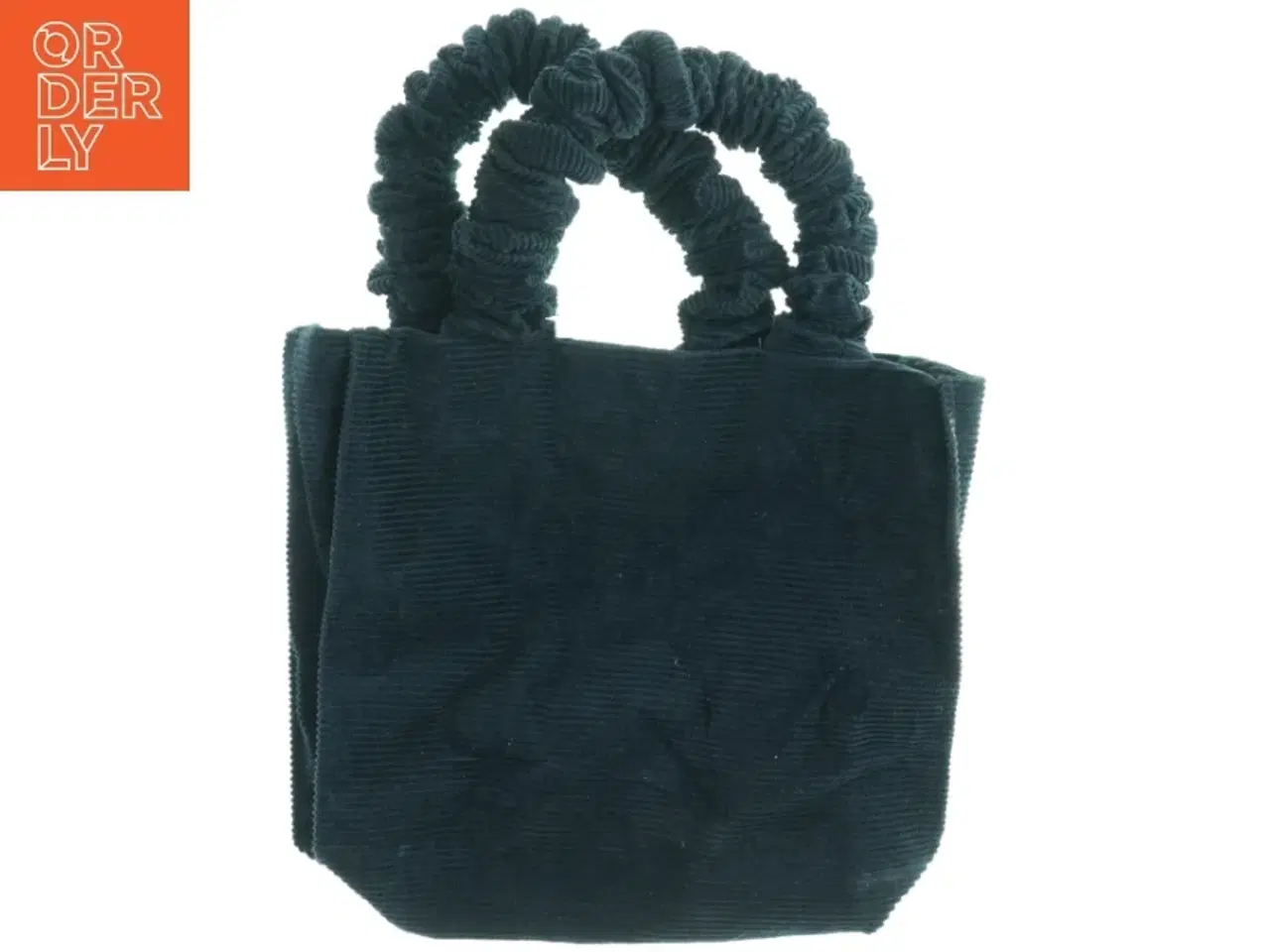 Billede 3 - Fløjlshåndtaske (str. 27 x 25 cm)