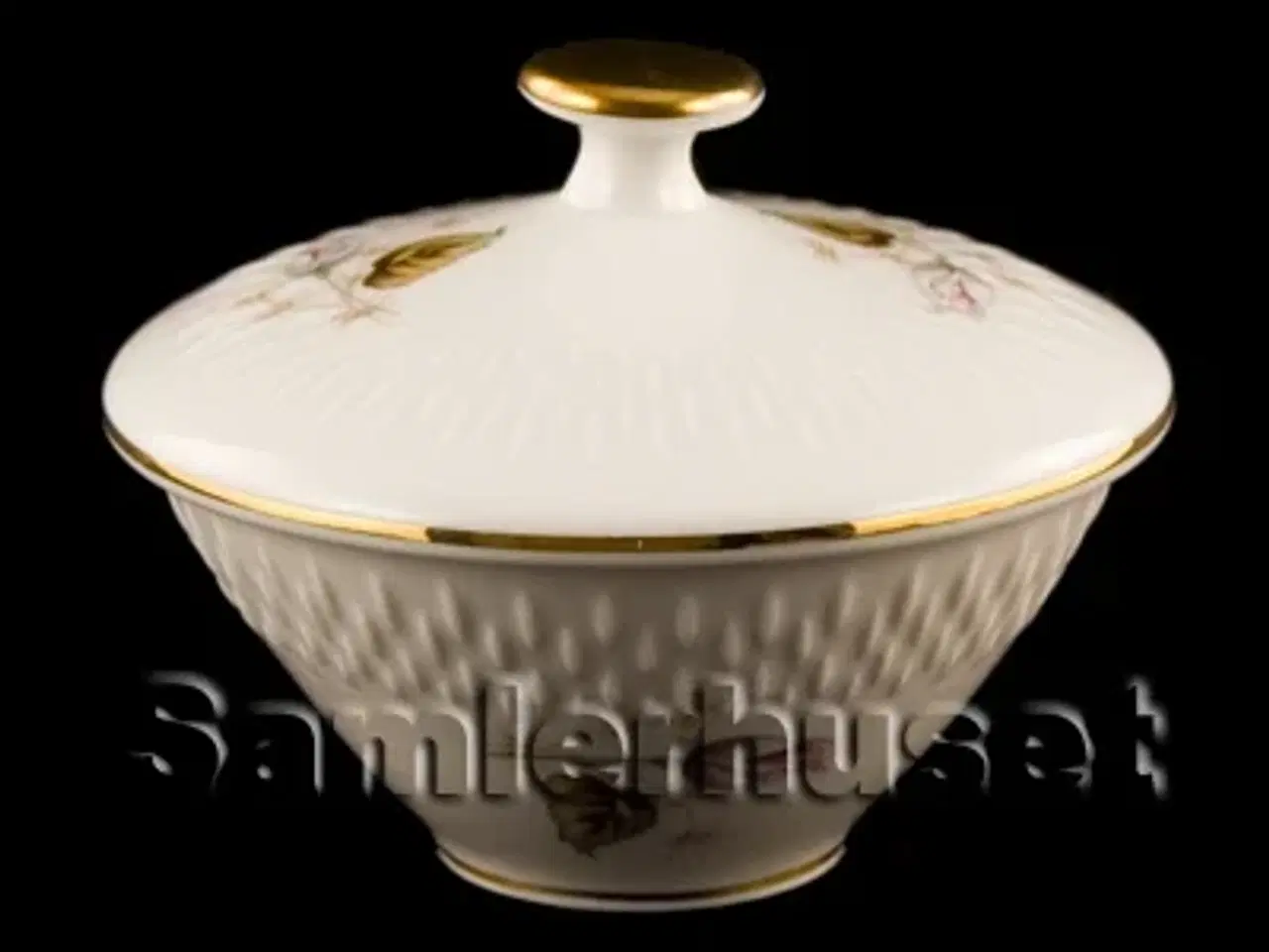 Billede 1 - Edelstein Rose Sukkerskål