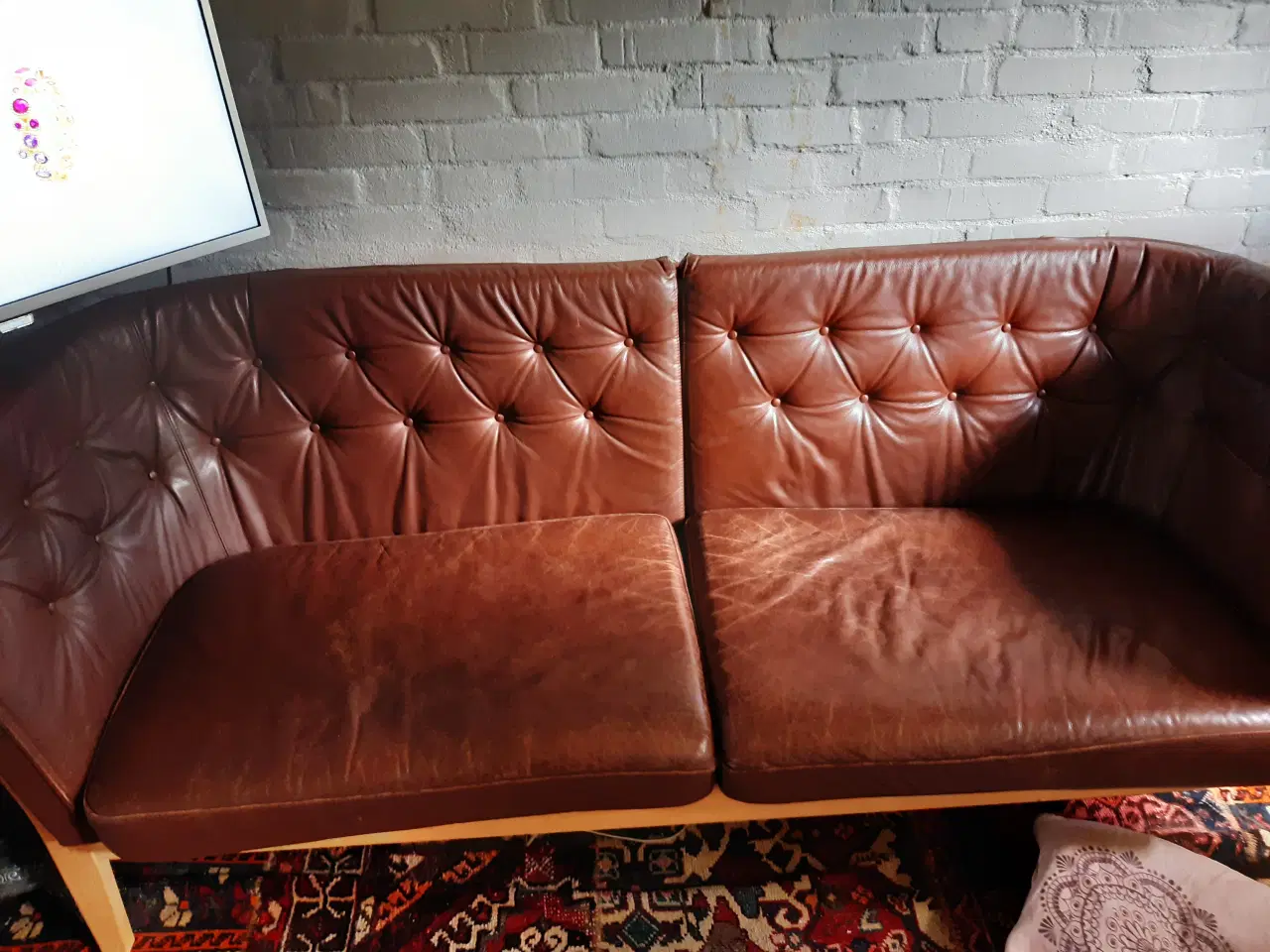 Billede 1 - Stouby sofa 2+3 model Marie brun