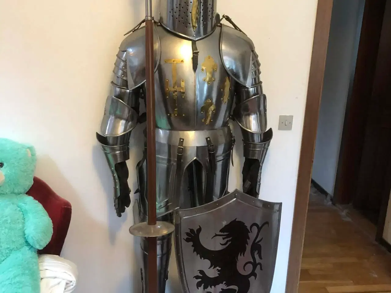 Billede 1 - Rustning fuld størrelse på fod