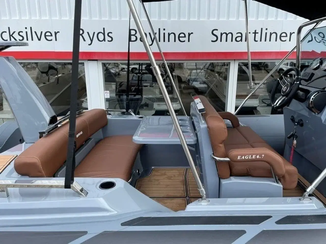 Billede 4 - Eagle 6,7 RIB med F225 hk Mercury-EFI 4 takt DS XL V6 3,4L og 2.000 kg Brenderup bådtrailer.