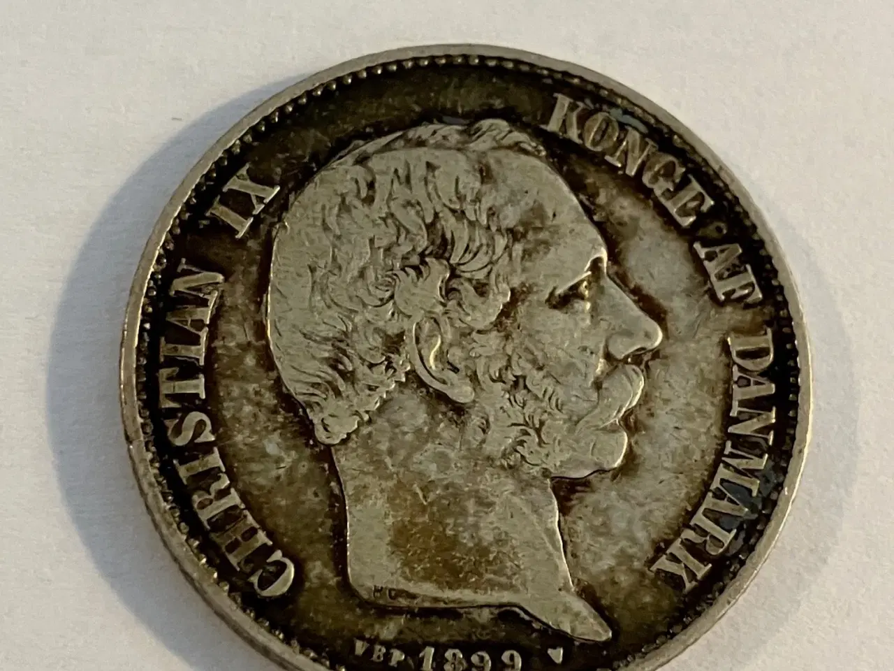 Billede 1 - 2 kroner 1899 Danmark