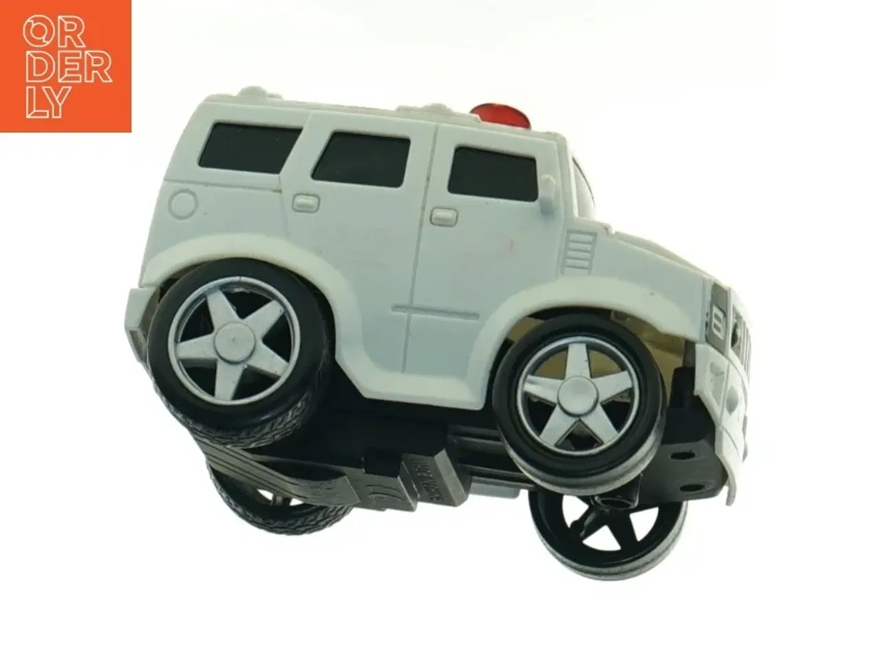 Billede 3 - Hvid ambulance-/lægebil (str. 10 x 7 cm)