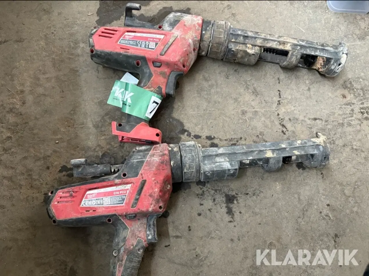 Billede 1 - Fugepistoler Milwaukee C18 PCG 2 styk