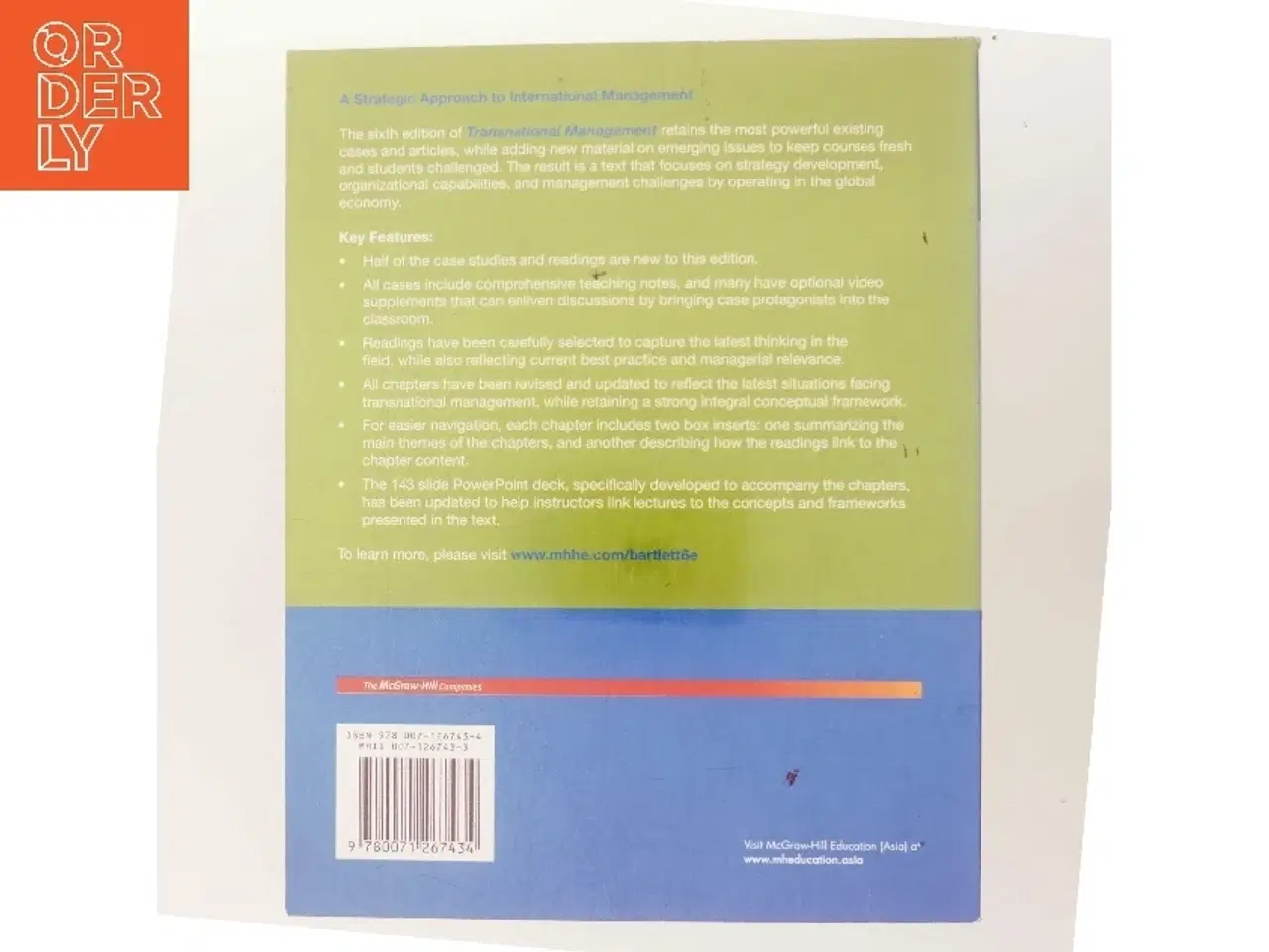 Billede 3 - Transnational management : text, cases, and readings in cross-border management af Christopher A. Bartlett (1943-) (Bog)