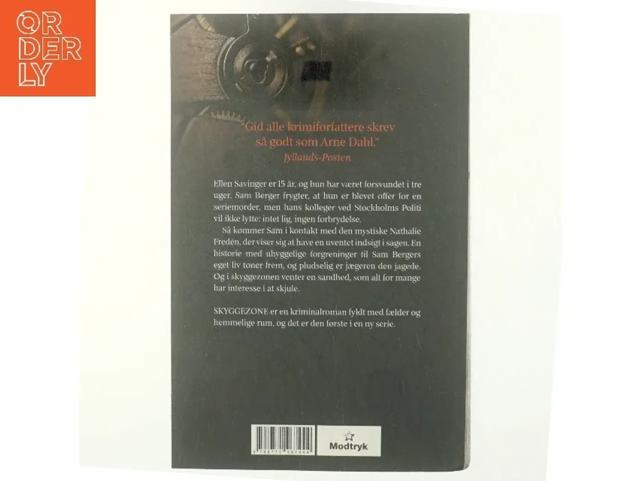 Billede 3 - Skyggezone : kriminalroman af Arne Dahl (f. 1963) (Bog)