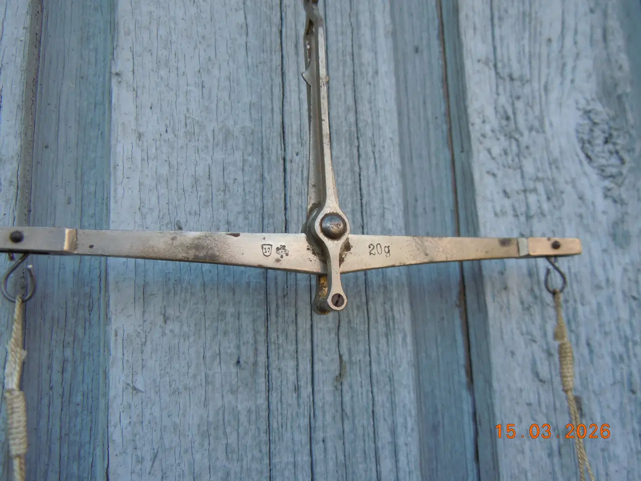 Billede 2 - Vægt med hornskåle tysk 1917