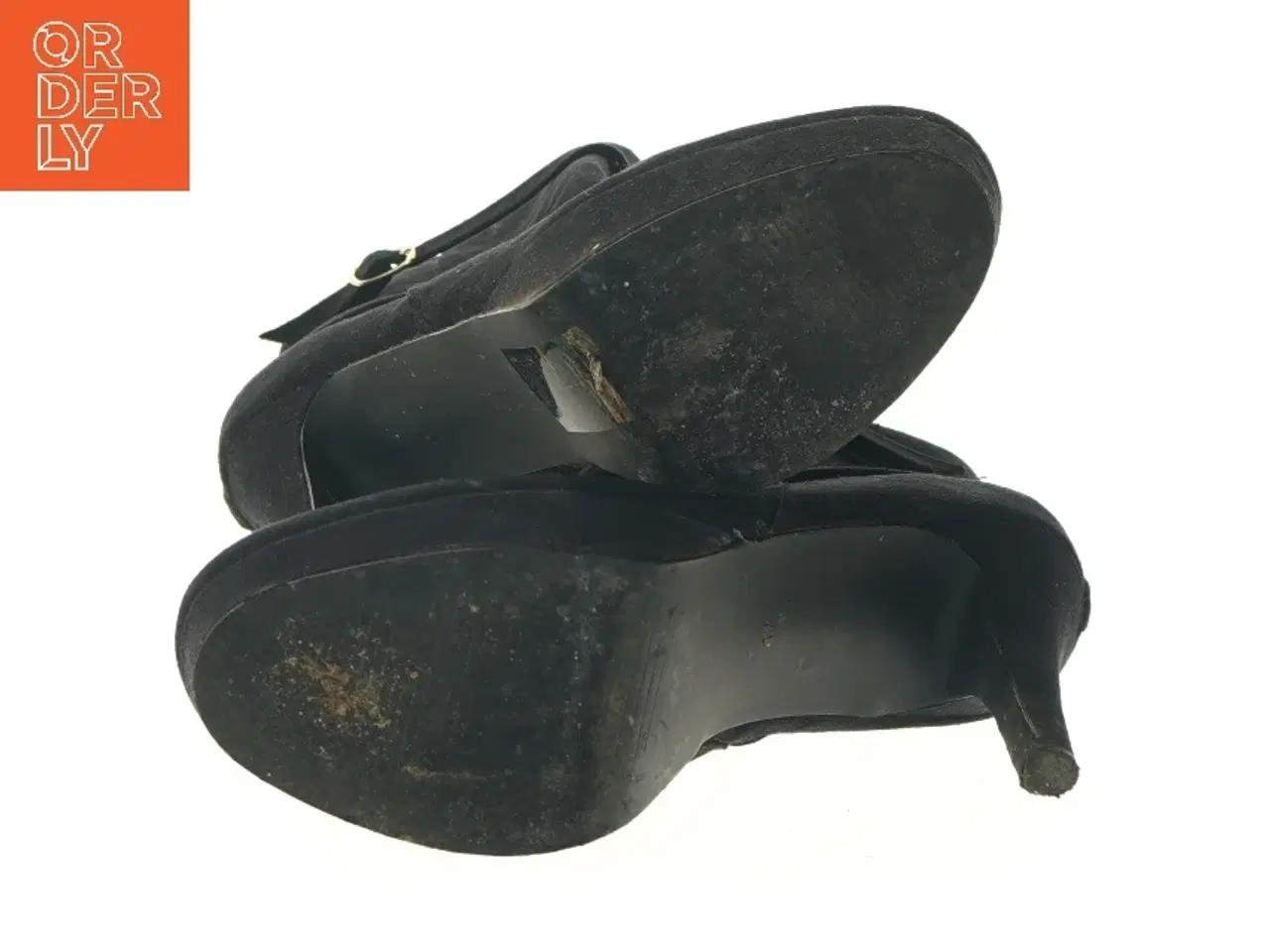 Billede 3 - Sorte ankelstøvler med stilet hæl fra H&M (str. 37 )