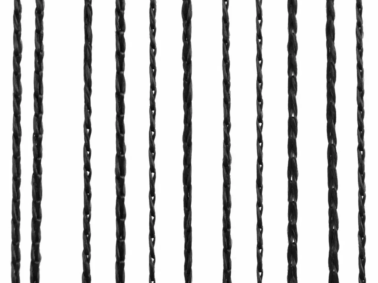 Billede 4 - Trådgardiner 2 stk. 140 x 250 cm sort