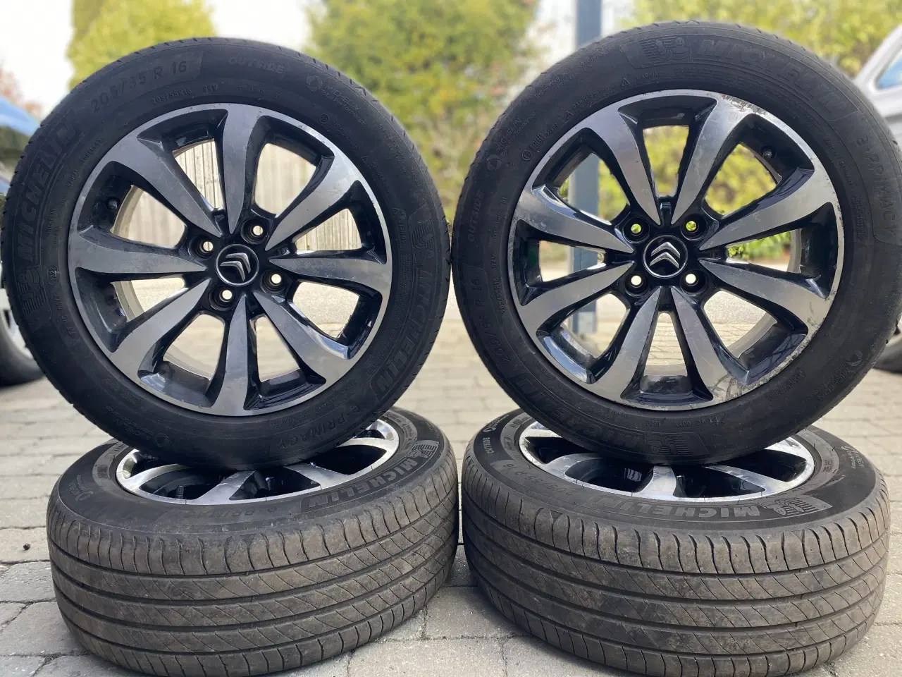 Billede 1 - Originale Citroen hjul 16” med sommerdæk 