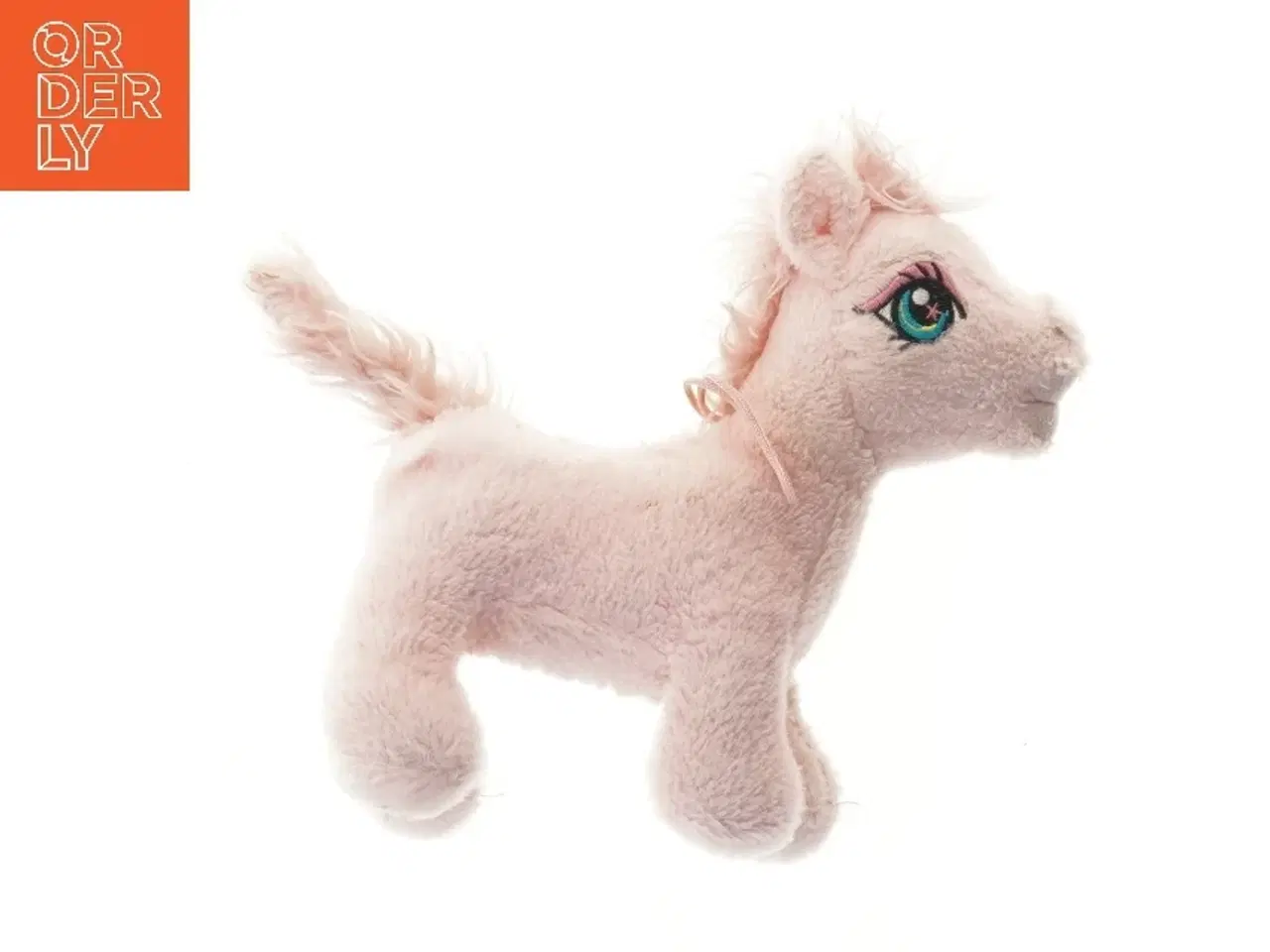 Billede 2 - Plysset legetøjshest (str. 25x25 cm)