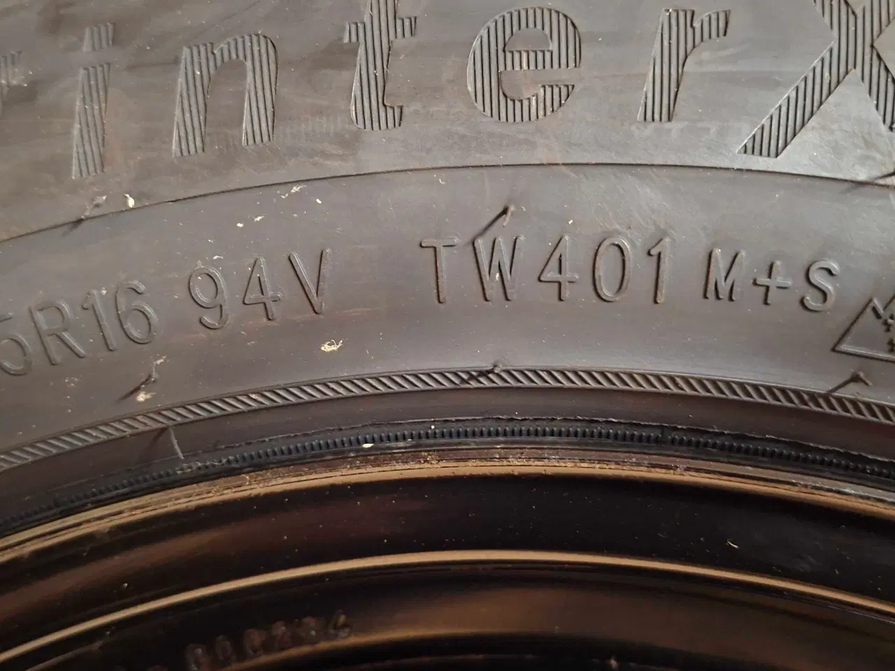 Billede 4 - Vinterdæk på stålfælge 