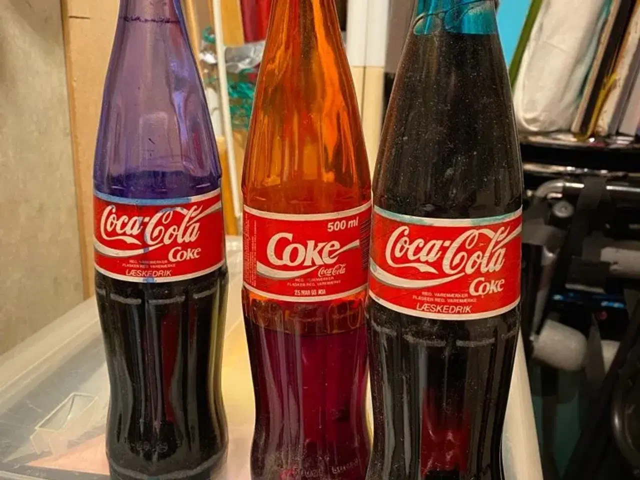 Billede 4 - CocaCola kasse med flasker