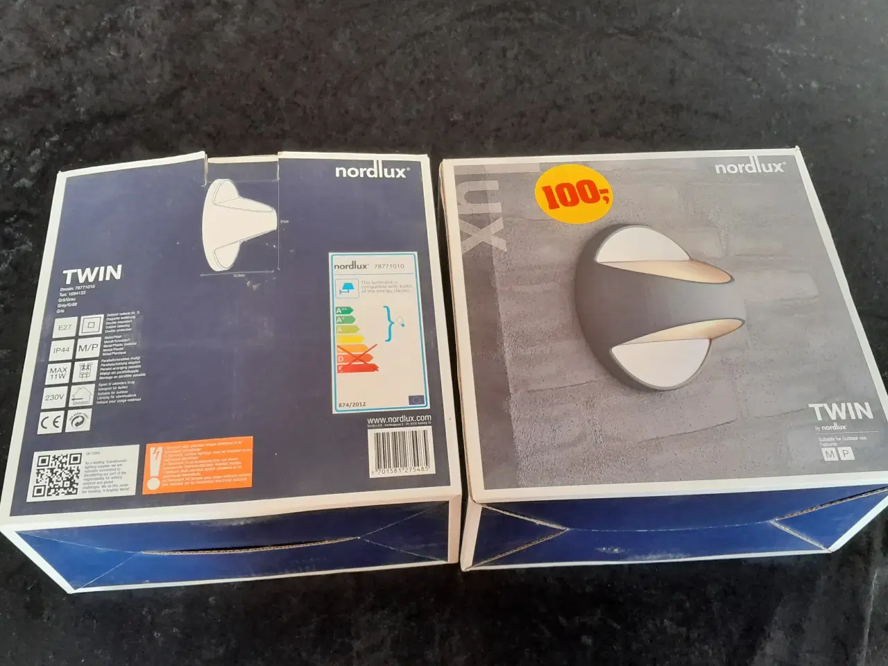 Billede 6 - 2 stk. Udendørs TWIN lamper fra Nordlux
