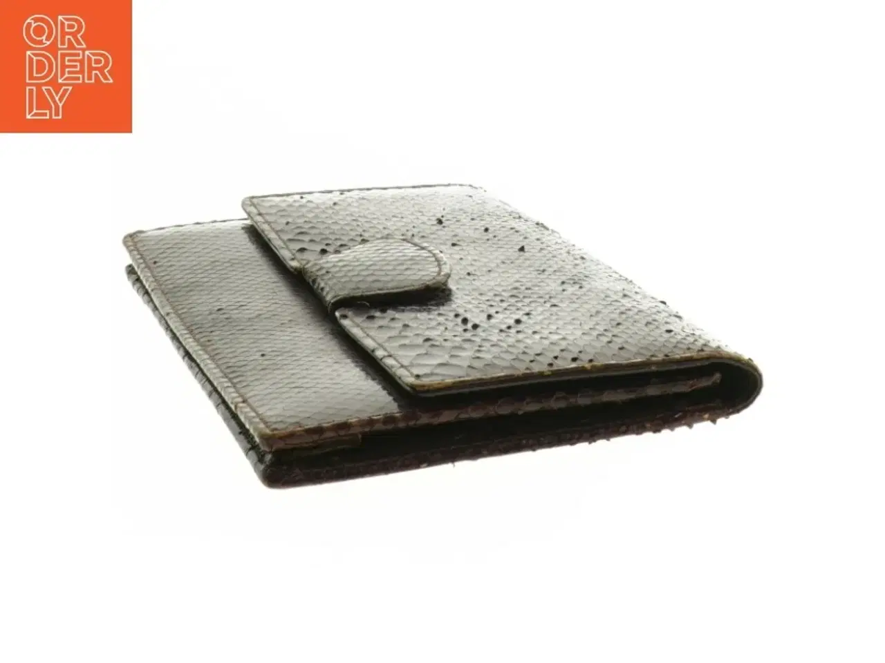 Billede 3 - Brun clutch. Firben?  Slange?(str. 25 x 13 cm)