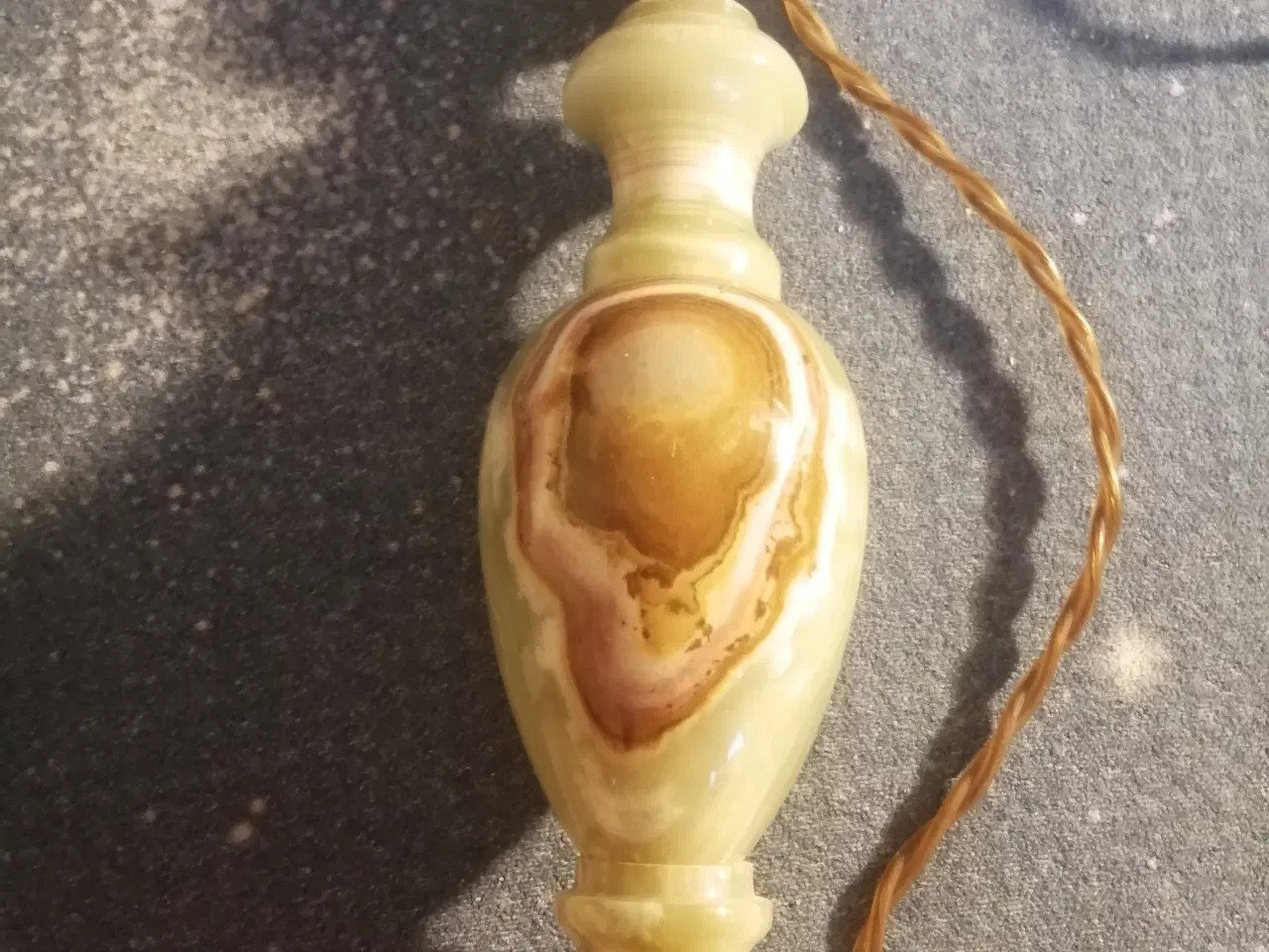 Billede 7 - Smuk Onyx Bordlampe