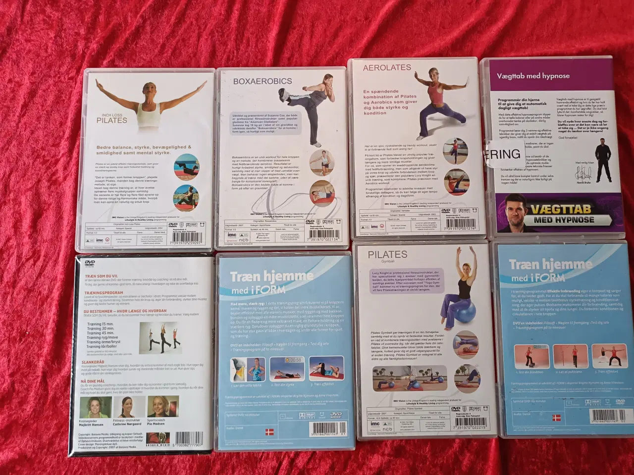 Billede 2 - 8 stk trænings dvd med hæfter/manual