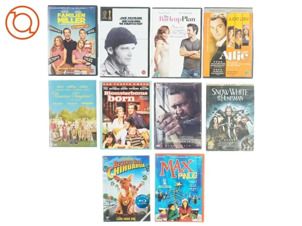 Billede 1 - Blandet film (10 stk) fra DVD