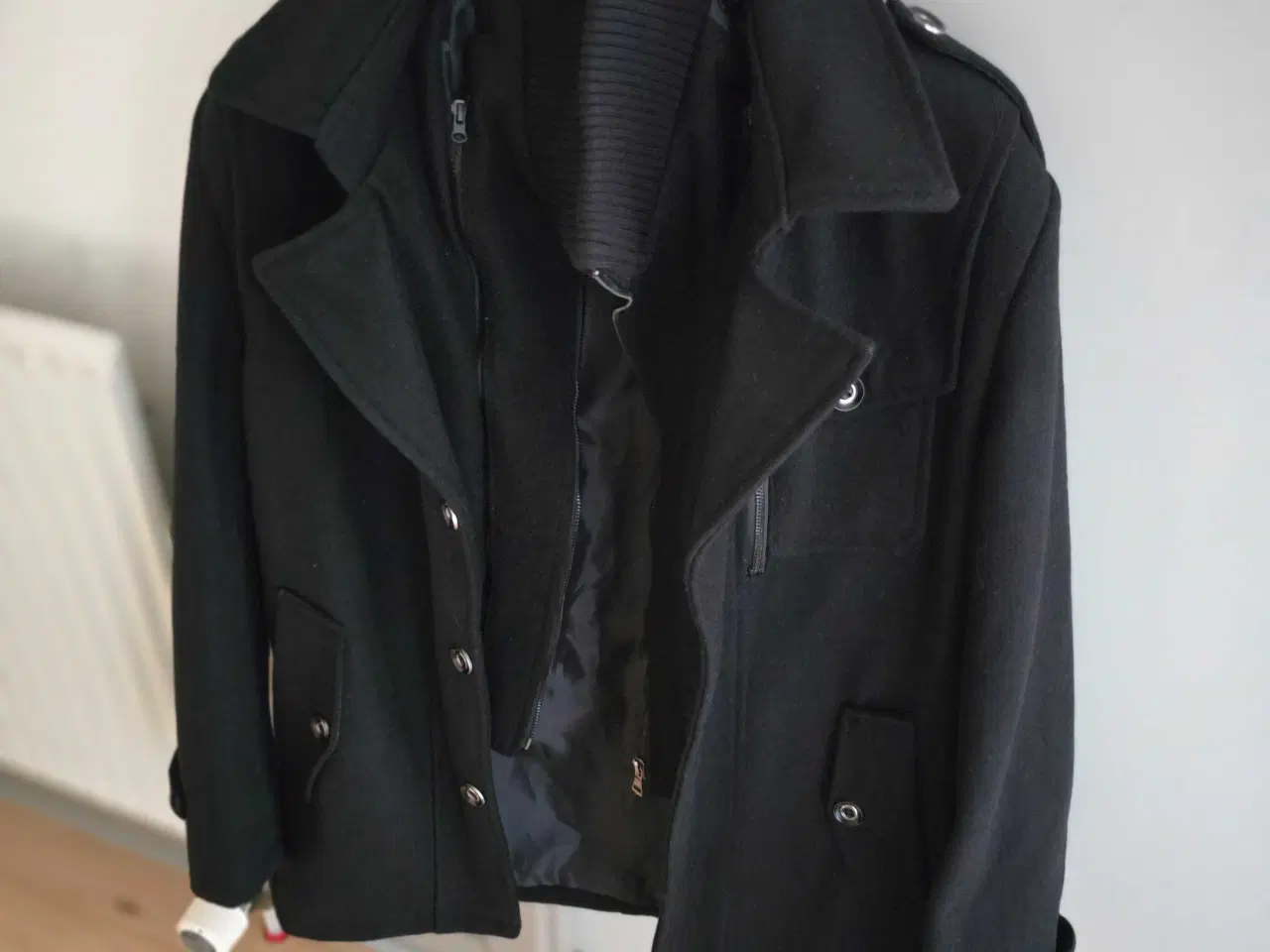 Billede 5 - Vinter frakke i 2 dele sort ( herre )