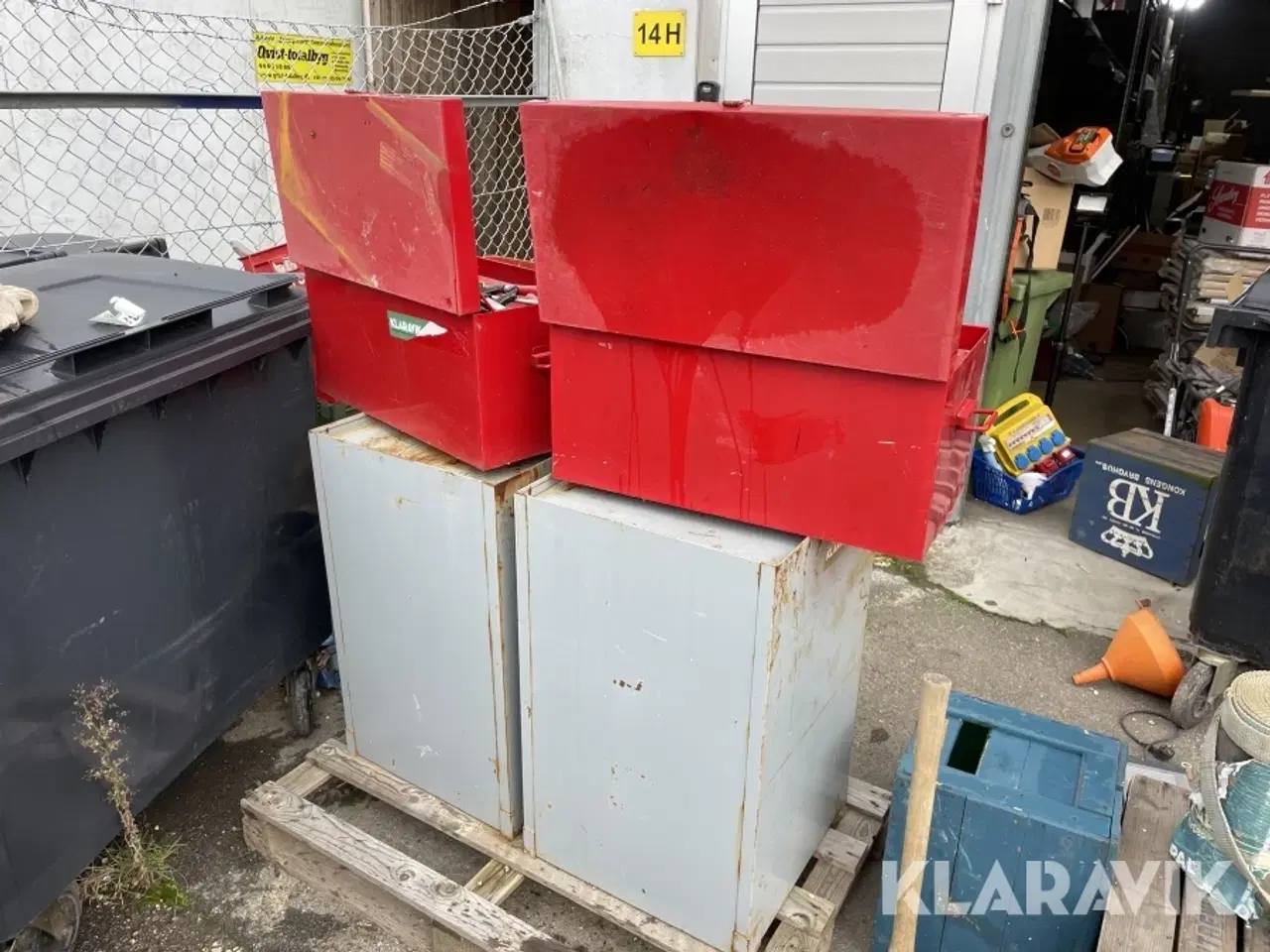 Billede 6 - Værktøjs kasser og skabe med indhold