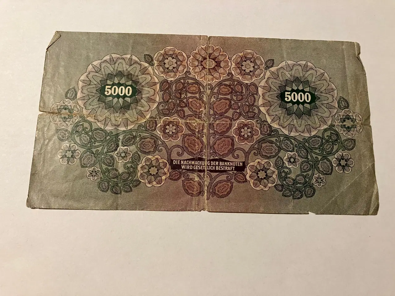 Billede 2 - 5000 Kronen Austria 1922 - Slidt