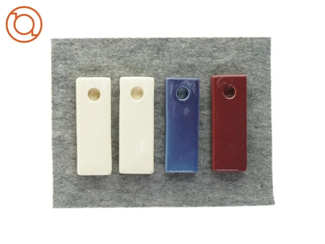 Billede 1 - Lysestager 4 stk. fra Broste (str. 11 x 4cm)