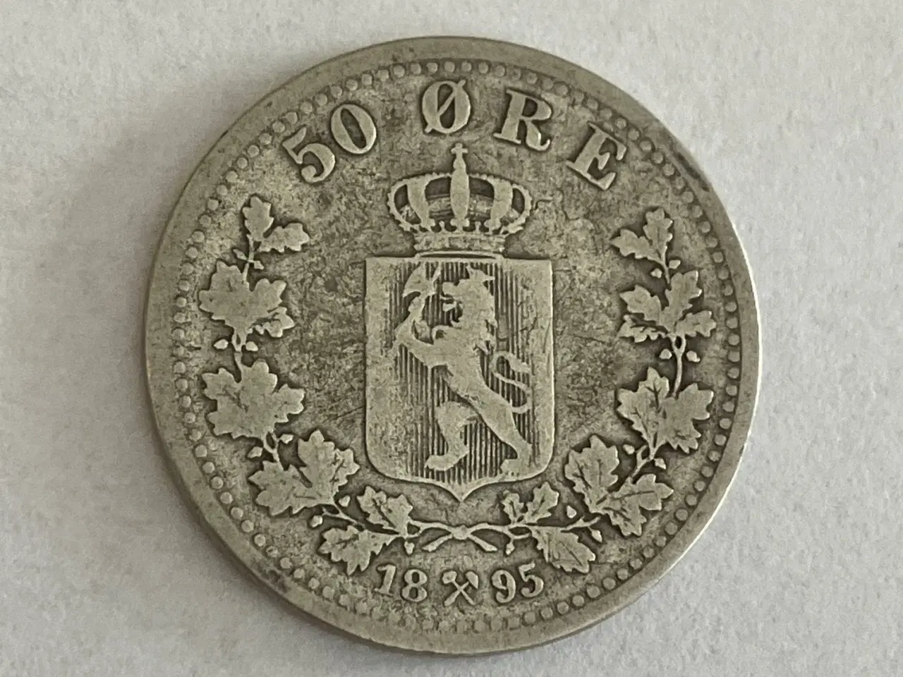 Billede 1 - 50 Øre 1895 Norge