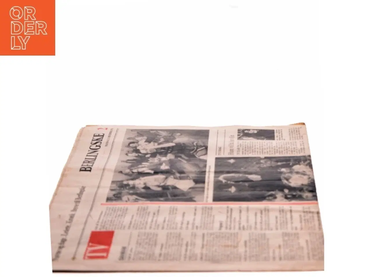 Billede 2 - Avis fra Berlingske, 23. december 1974 fra Berlingske med Cary Grant (Bog)