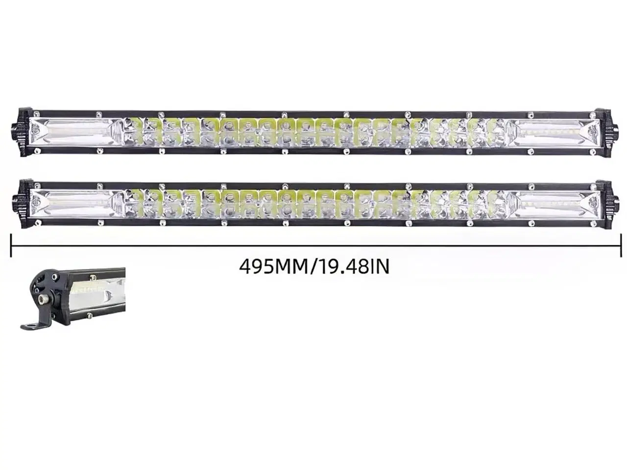 Billede 1 - 2 stk. 180 watt LED lygte til bil eller maskine.