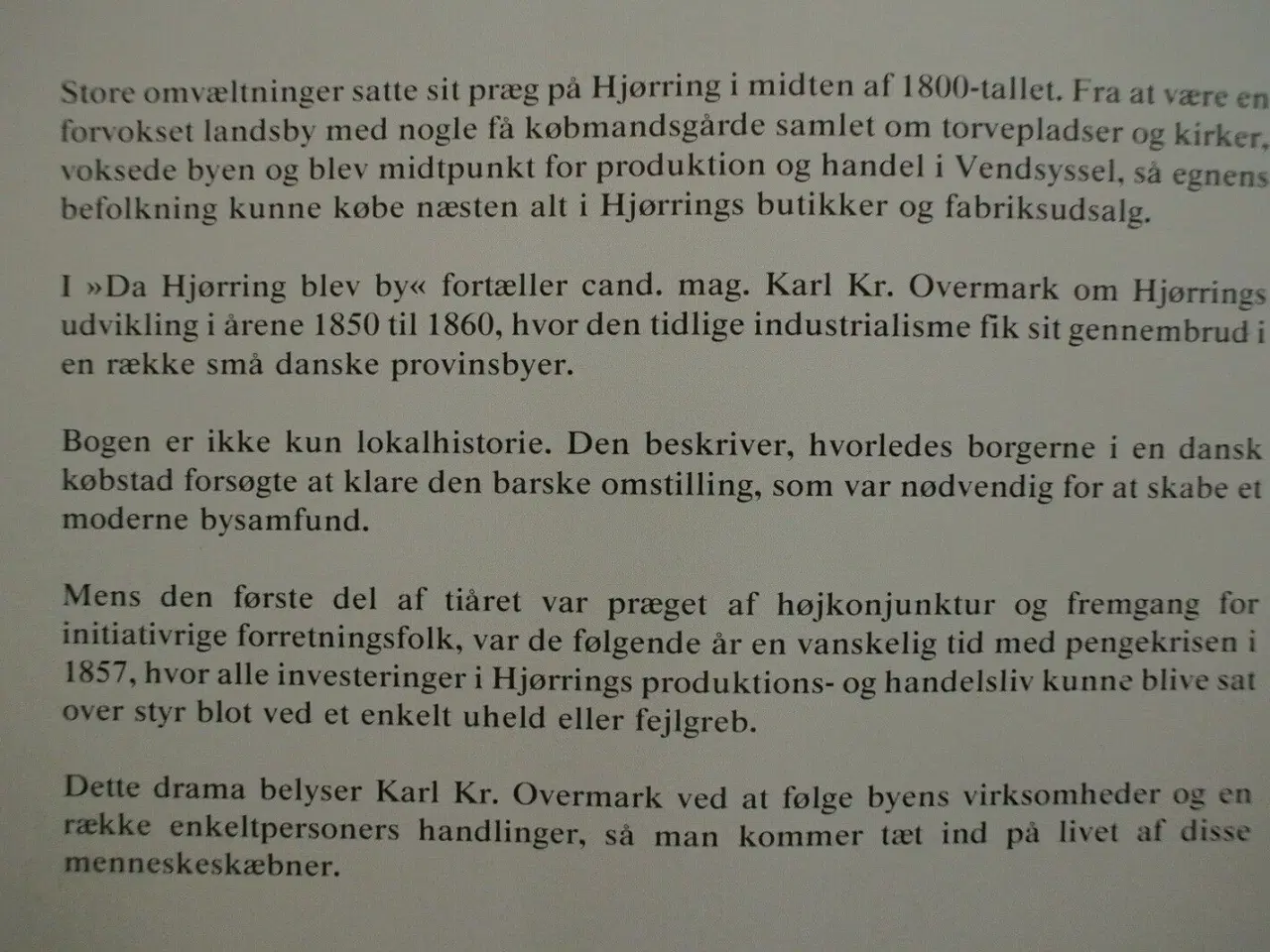 Billede 4 - da hjørring blev by, af karl kr. overmark, emne: l
