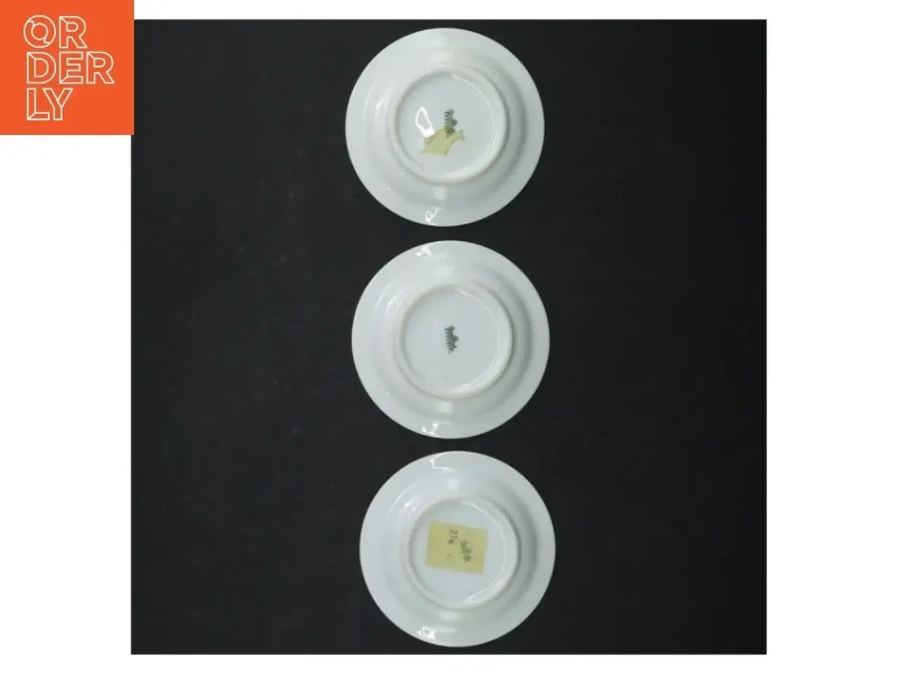 Billede 4 - Porcelænstallerkener med blåt blomstermotiv fra Rosenthal (str. Ø. 9 cm)