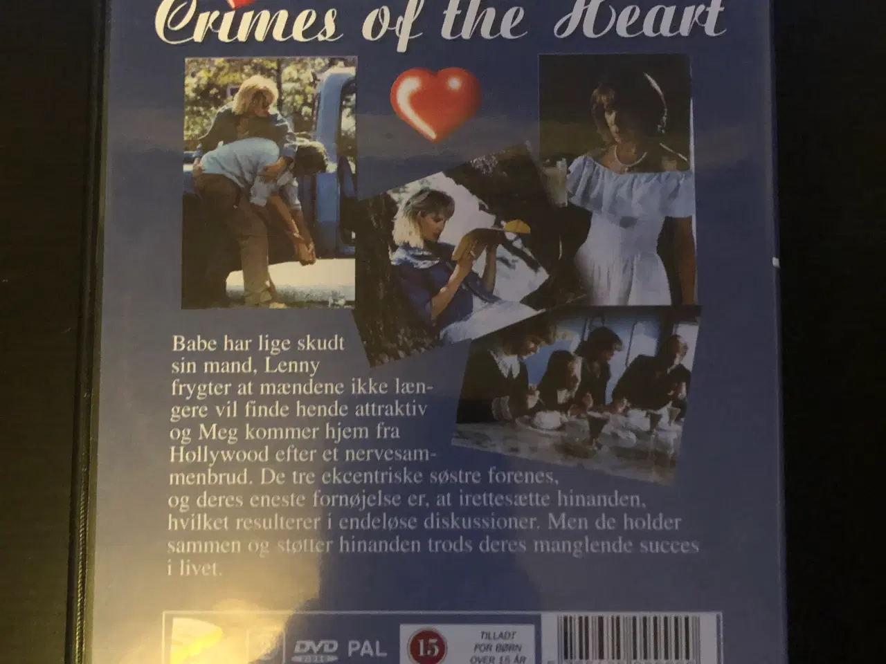 Billede 2 - Crimes of the heart DVD 
