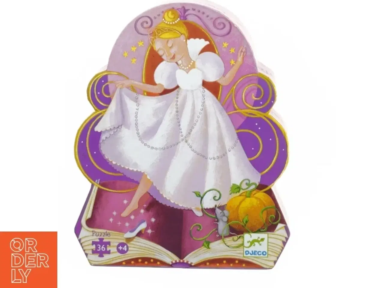 Billede 1 - Askepot Puslespil fra Djeco (str. 26 x 22 x 6 cm)