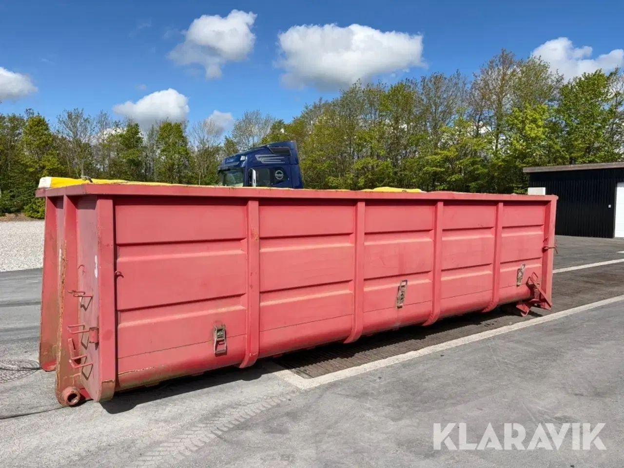 Billede 1 - Ladcontainer åben Micodan med rullepressining korntæt