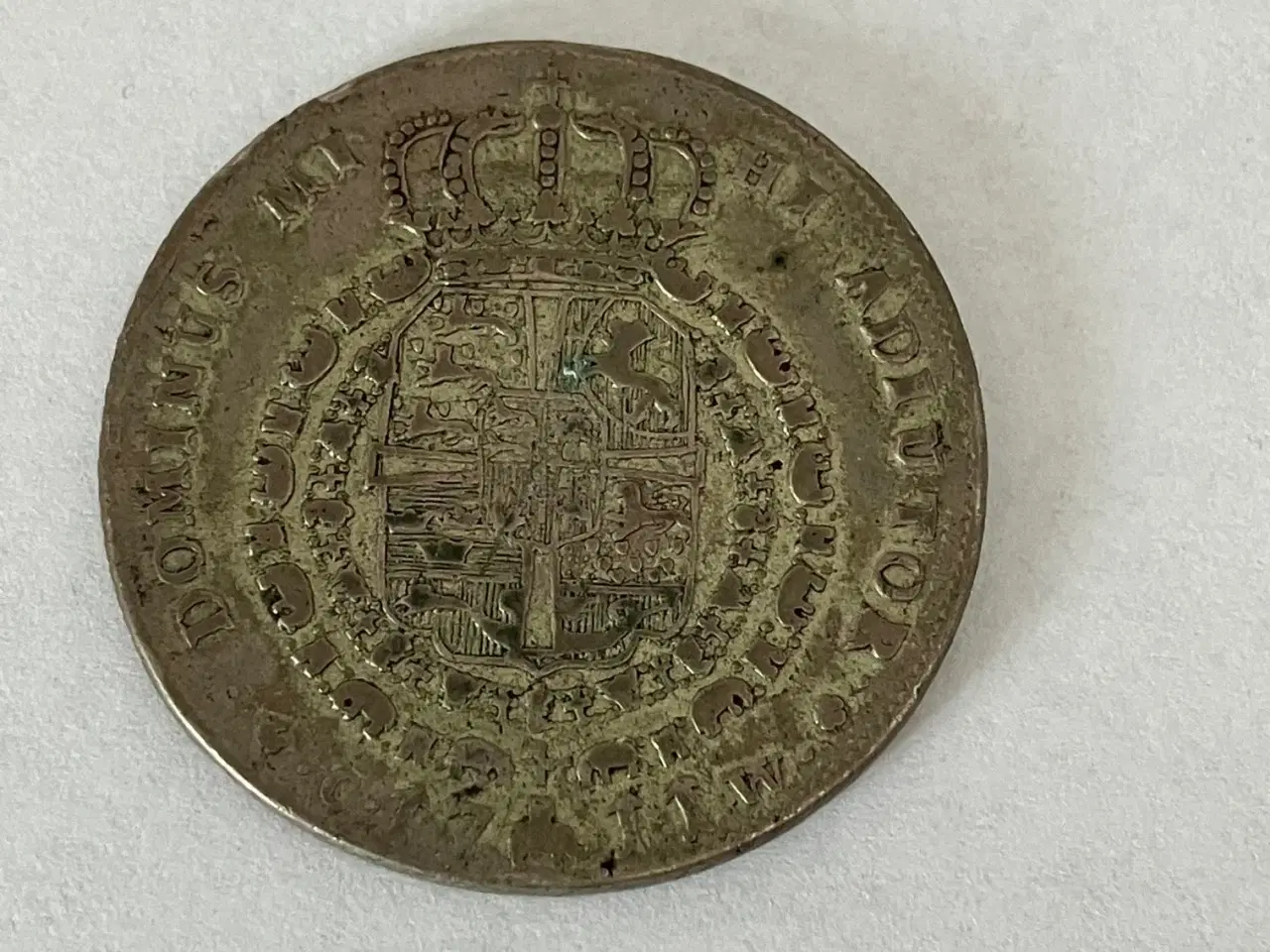 Billede 2 - 1 Krone 1711 Frederik IV S.19 Hede 39 Kv. 1-1+