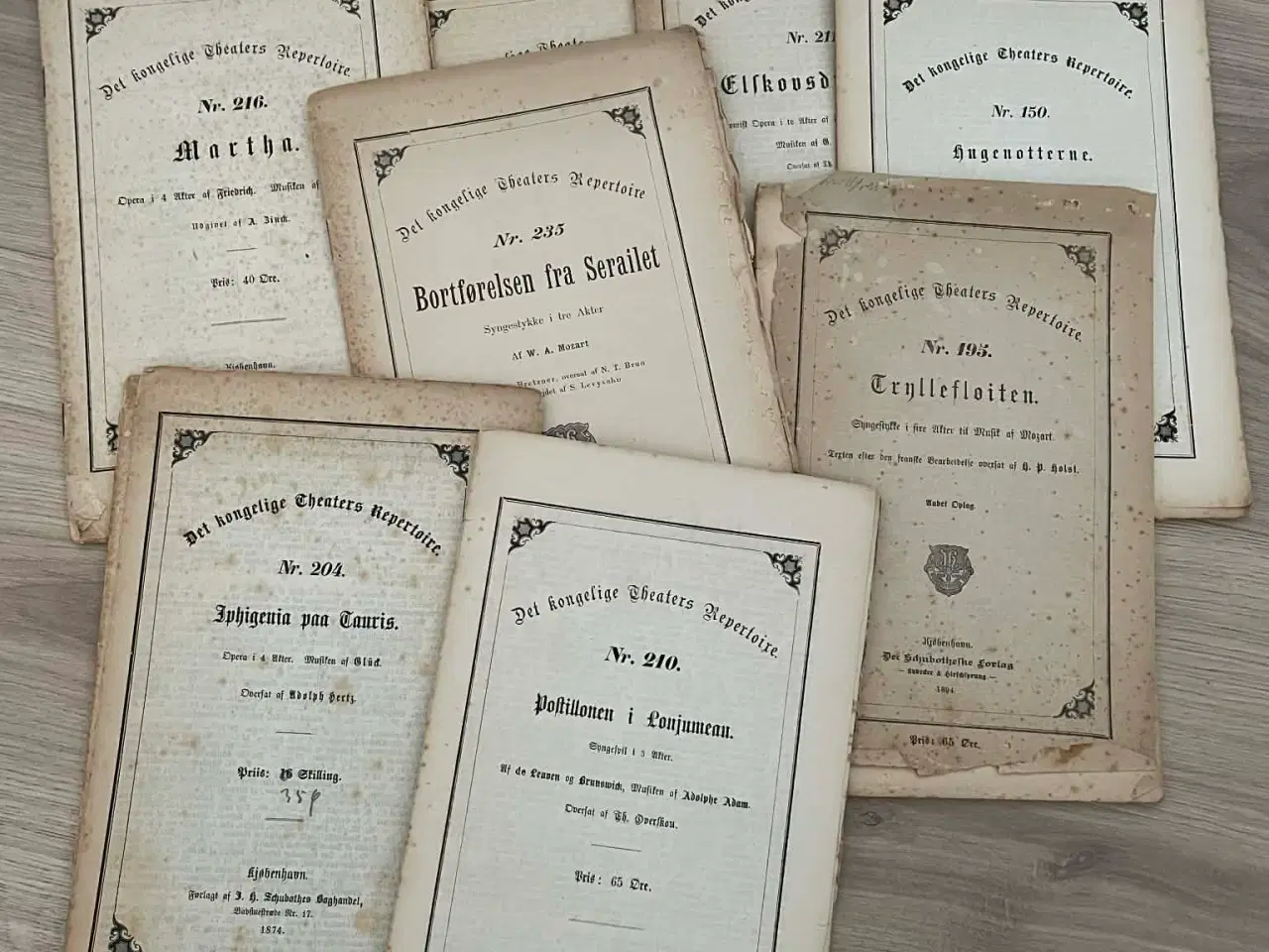 Billede 2 - Gamle programmer til Det Kgl. Teater
