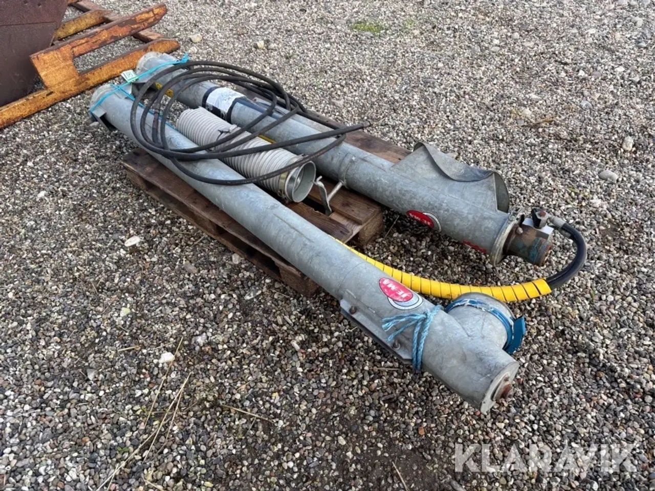 Billede 5 - Kornsnegl JE-MA T31 til vogn – hydraulisk med elektrisk start/stop
