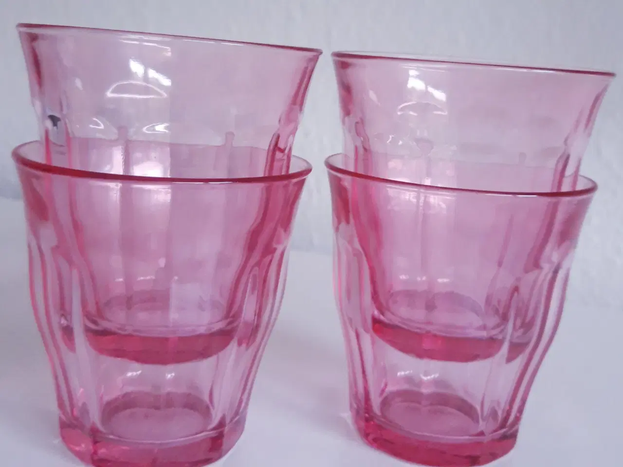 Billede 2 - 4 ens pink drikkeglas