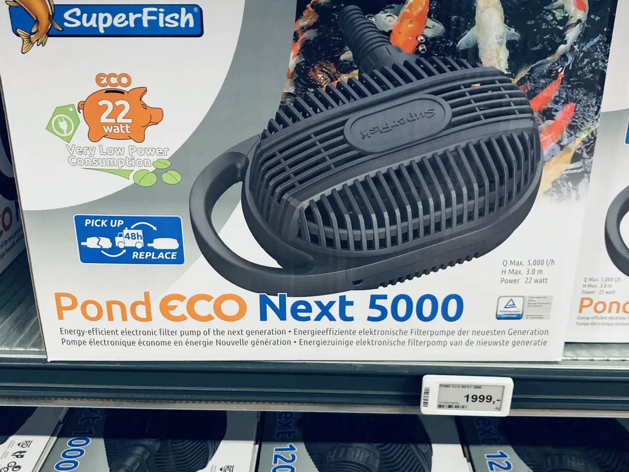 Billede 1 - Næsten ny Fiskedams pumpe med garanti