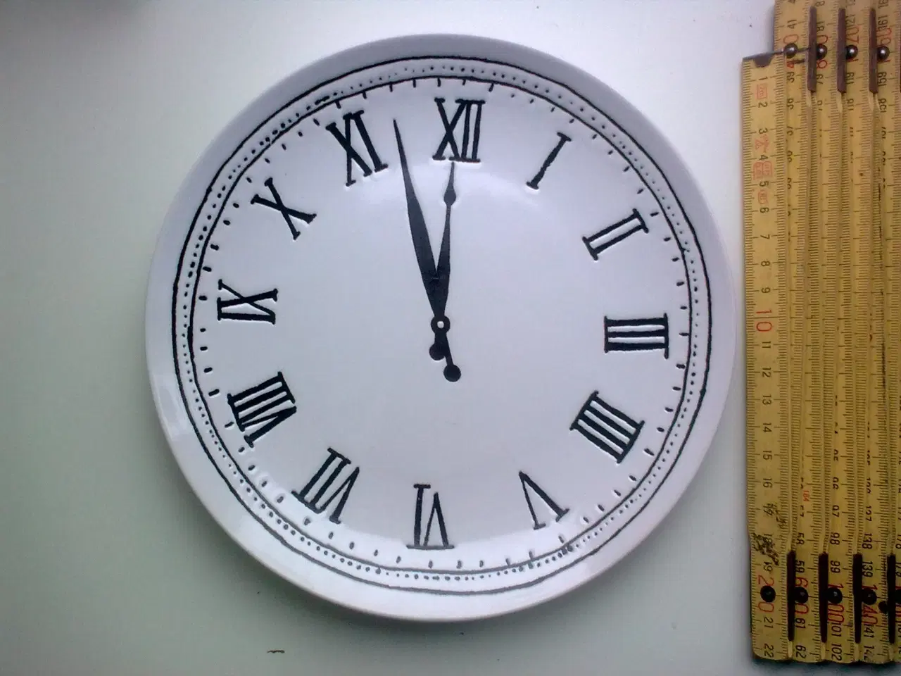 Billede 15 - Kina tallerken håndmalet m guld & sommerfugl