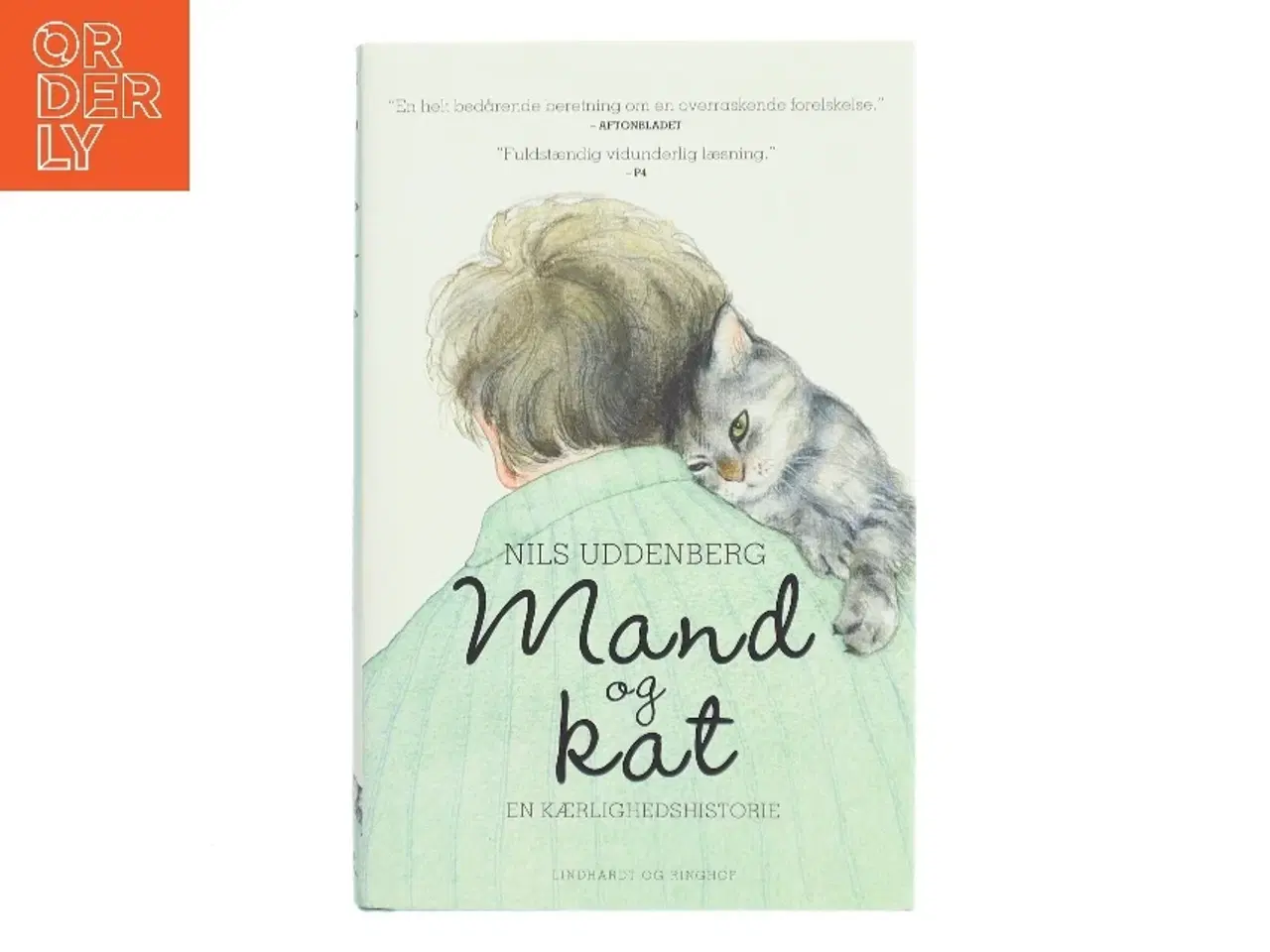 Billede 1 - Mand og kat : en kærlighedshistorie af Nils Uddenberg (Bog)