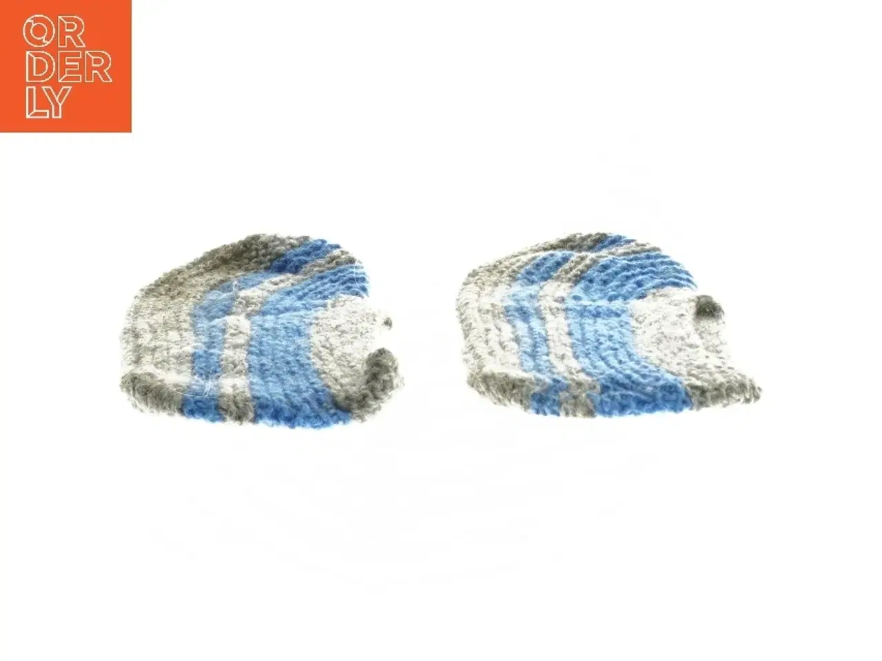 Billede 2 - Strikkede hjemmesko (str. 24 cm)